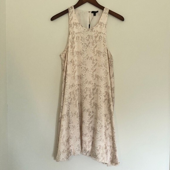 ATM Anthony Thomas Melillo Tank Dress Size Medium Pink Silk Mini New - Picture 2 of 14